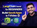 Build AI Apps using LangChain 🚀 | Complete Beginner Guide (GenAI Hindi Tutorial) | AI | Learn AI