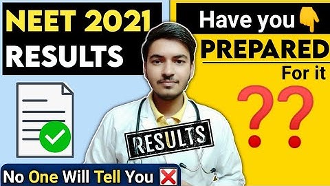 NEET 2021 Result: Are you prepared for it? |NEET 2021 Aspirants must watch |Dealing with NEET result