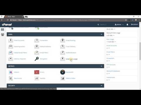 How to check Email Disk Usage in cPanel