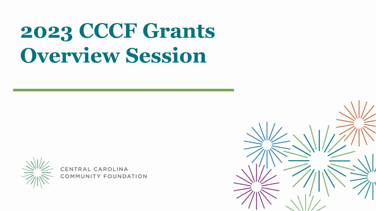 FY23 Grant Overview YouTube