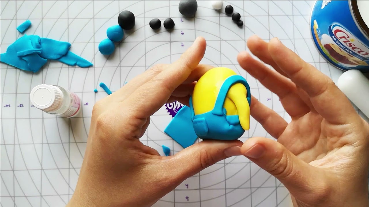 Tutorial muñeco fondant Minions paso a paso - Casa Rex