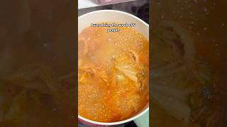 How much do you work? 🍜Kimchi Tofu Ramyeon #shorts