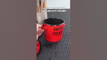 Bacon grease container for enthusiasts #fok