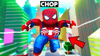 CHOP SAVED THE CITY BY BECOMING SPIDERMAN IN ROBLOX screenshot 5