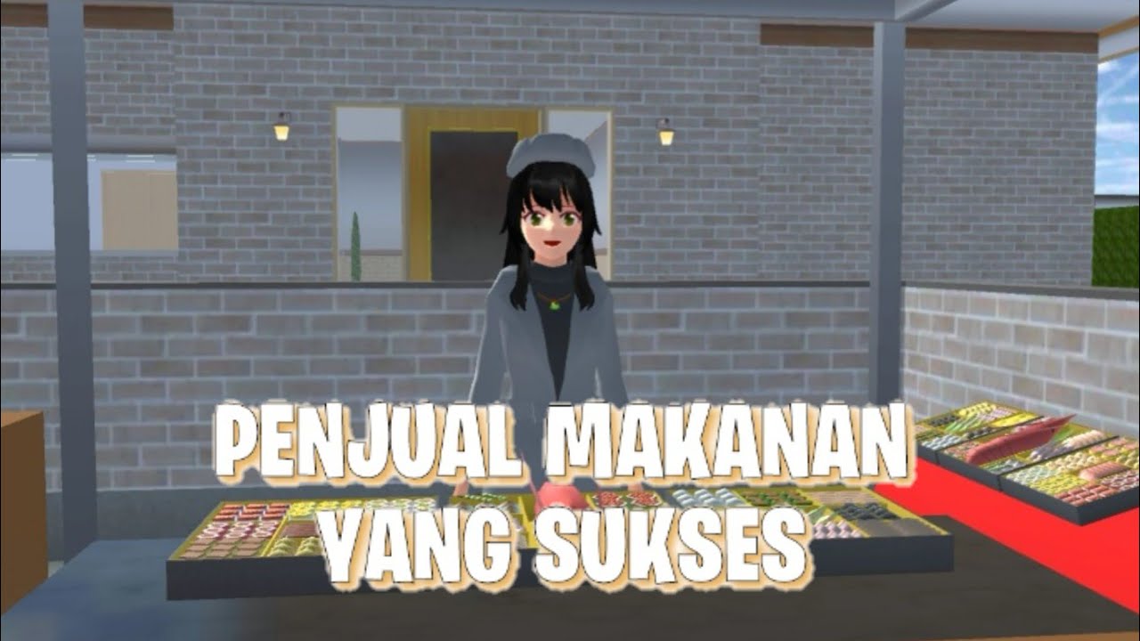  PENJUAL  MAKANAN YANG SUKSES  SAKURA SCHOOL SIMULATOR 