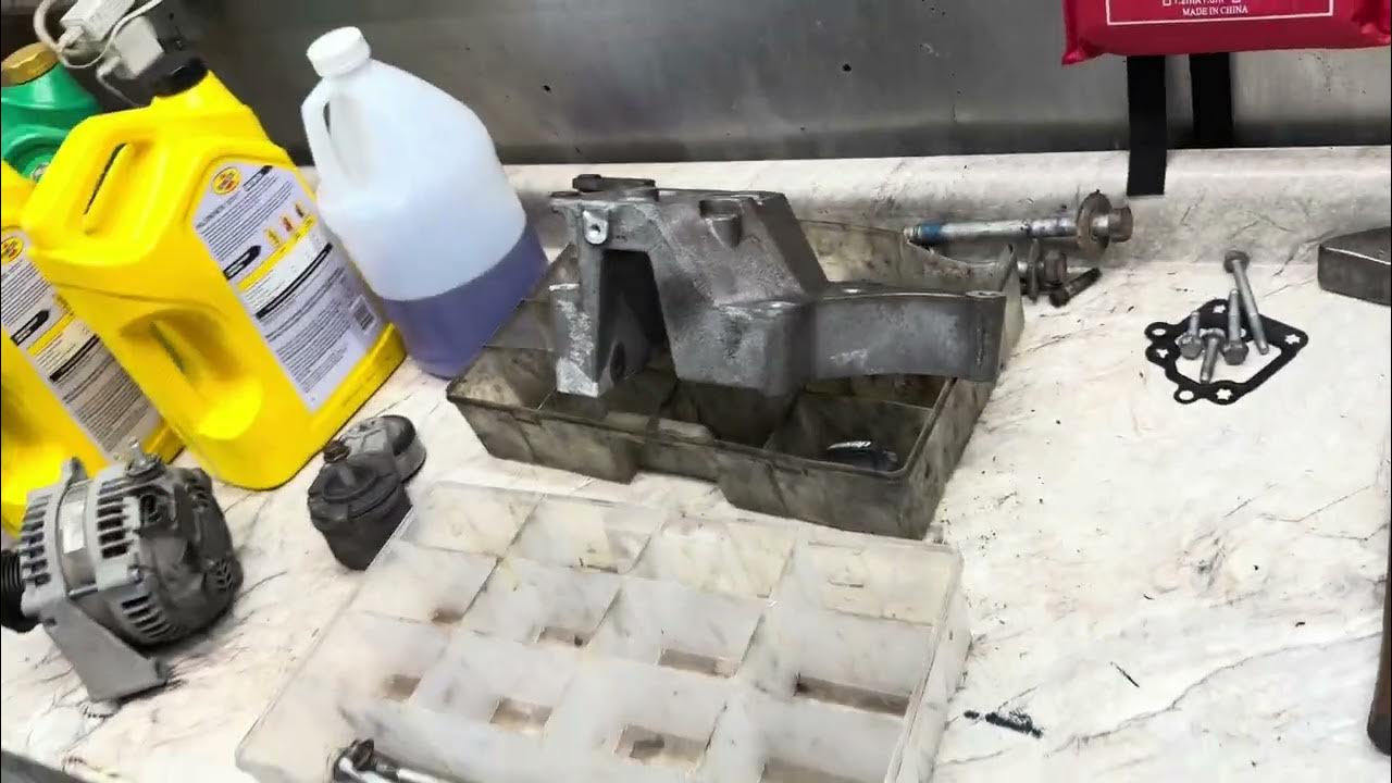 2014 GMC Chevy 5.3L Oil Pump removal P06DD 2 of 4 - YouTube