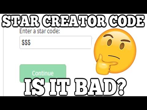 Roblox Did Something Good Roblox Star Creator Codes - what do star creator codes do in roblox