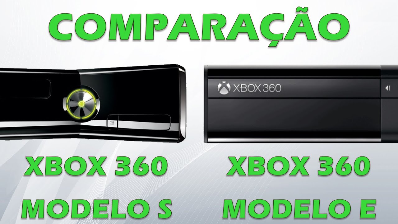 Xbox 360 - Comparação entre o modelo S (Slim) e modelo E (Super