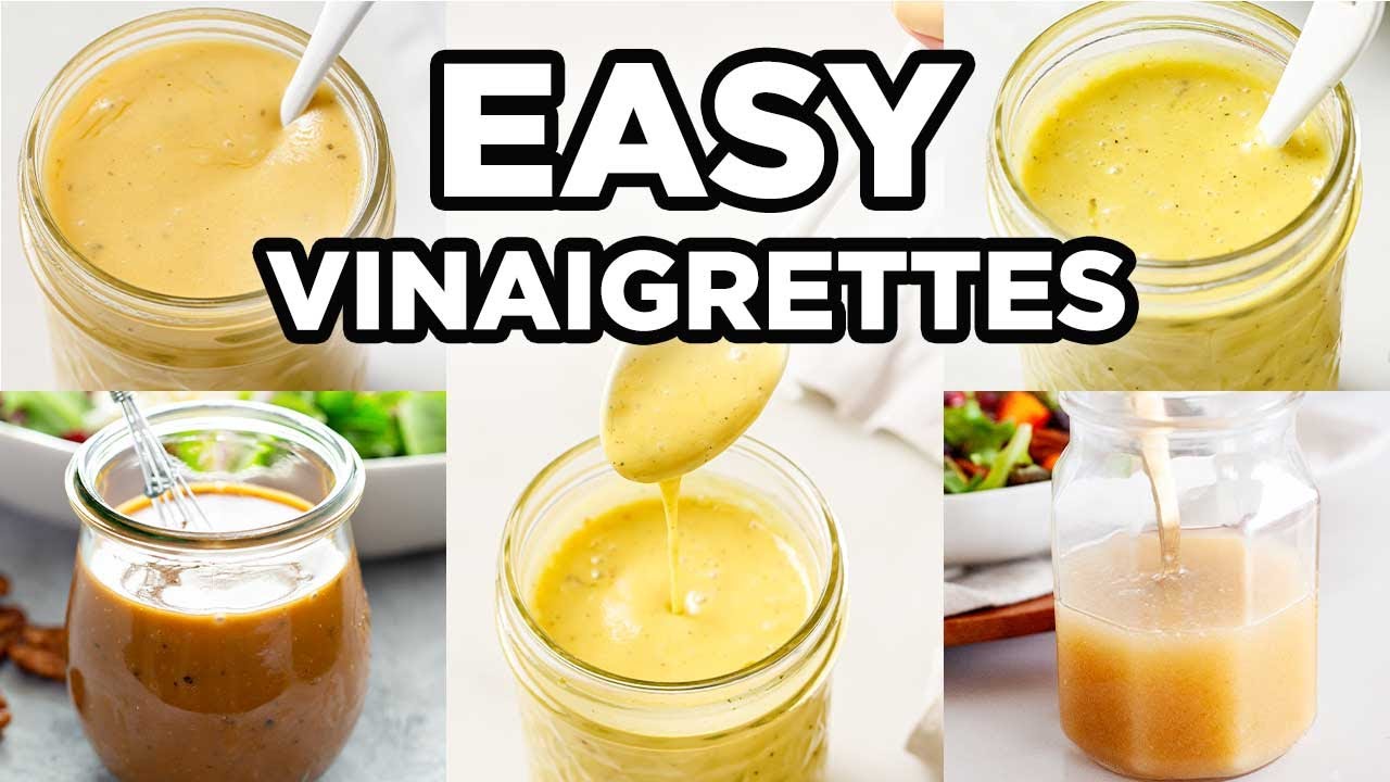 5 Easy Vinaigrette Recipes | Salad Dressing Recipes by MOMables