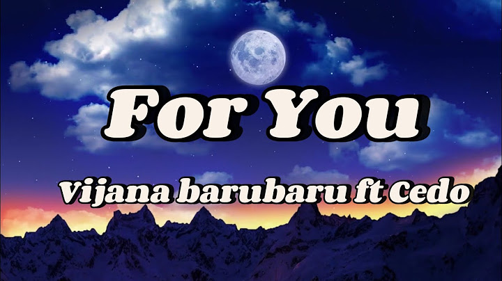 Vijana Barubaru X Cedo - For you (official lyric video)  #vbe #bien #cedo #mummy #mothersday #mother