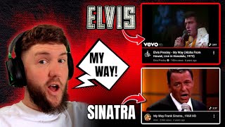 ELVIS \u0026 FRANK SINATRA Performing 'MY WAY' (LIVE) FIRST TIME REACTION