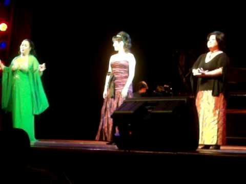 Three Filipina Sopranos singing "SA KABUKIRAN" (Ka...