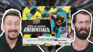 BEDARD CHASE! 2023-24 Upper Deck Credentials Hobby Box Break!