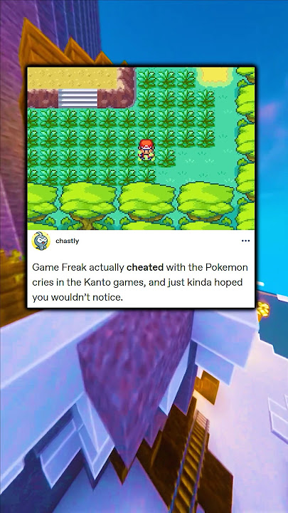 Gamefreak Cheated The Kanto Pokemon Cries