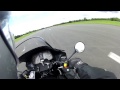 Dunsfold Wings and Wheels 2014 BMW K1 Motorbike 1/4 mile sprint drag race