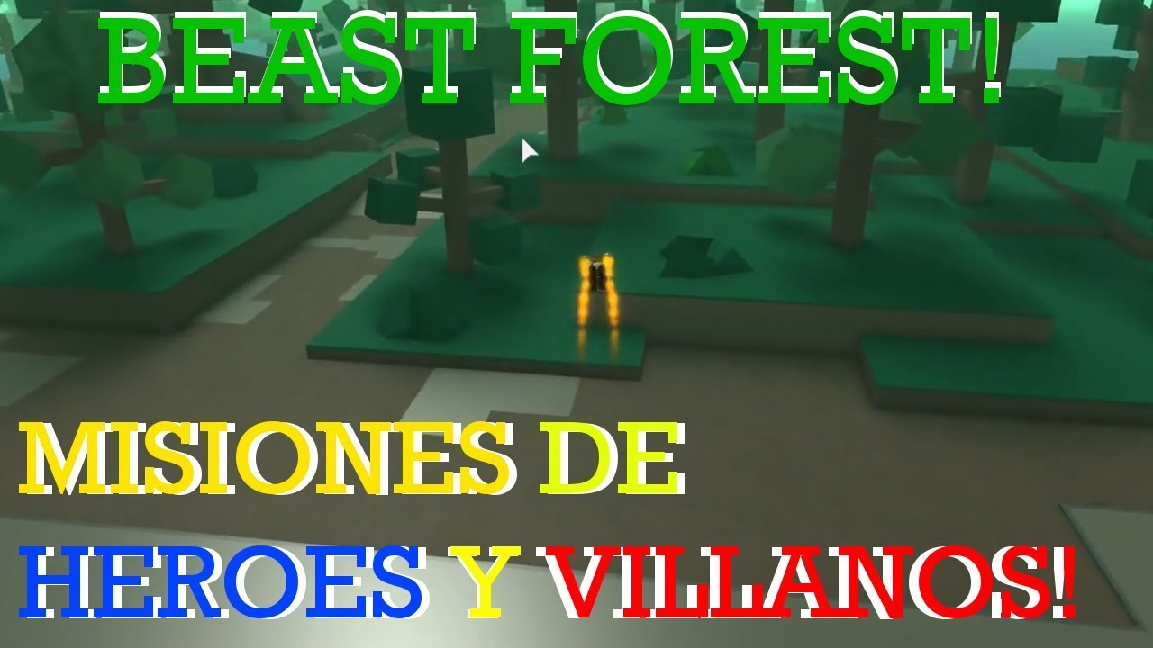 Beast Forest El Mapa Completo Misiones Arenaetc Roblox Heroes Online Español - roblox forest map