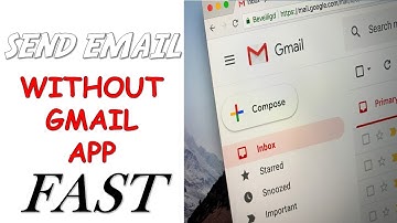 How to send email without gmail app in android