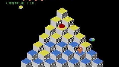 Q bert - Atari 5200 - Gameplay 🎮