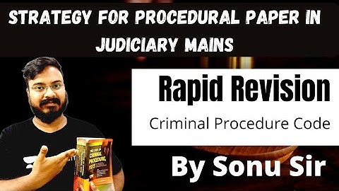 Rapid Revision Series On Criminal Procedure Code 1973 | Introduction Of CrPC | Section 2 Of CrPC