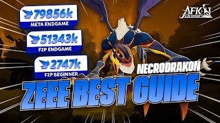 Zeee Best Dream Realm Boss Guide - Necrodrake! (F2P/Beginner/End Game Meta Team Builds)【AFK Journey】