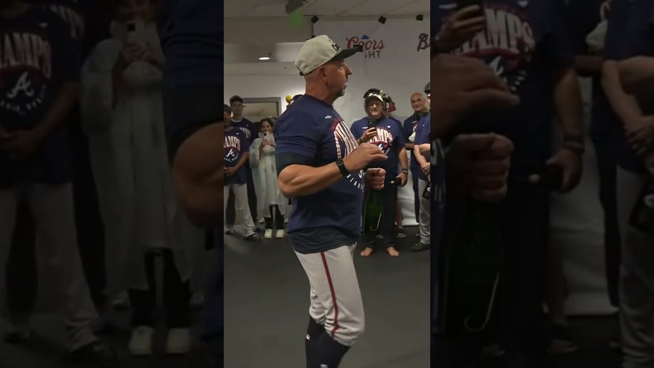 Walt’s celebratory address to the NL East champs 🥂