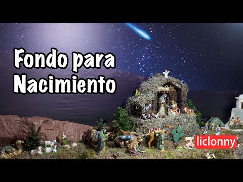 Fondo para Nacimiento / el Belén. Planeación y Diseño. liclonny