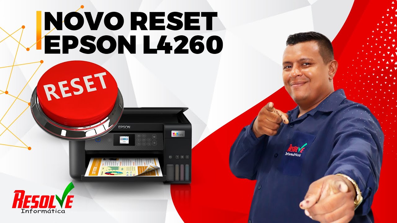 ✅ Reset Epson L4260 L4261 L4267. A almofada de tinta necessita de manutenção.