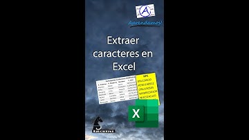 Extraer caracteres en Excel