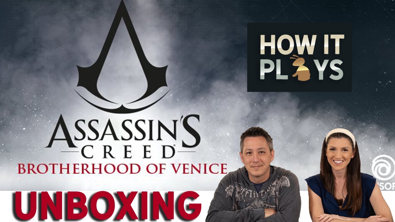 Assassin's Creed: Brotherhood of Venice Boardgame Unboxing (Minor Spoilers)