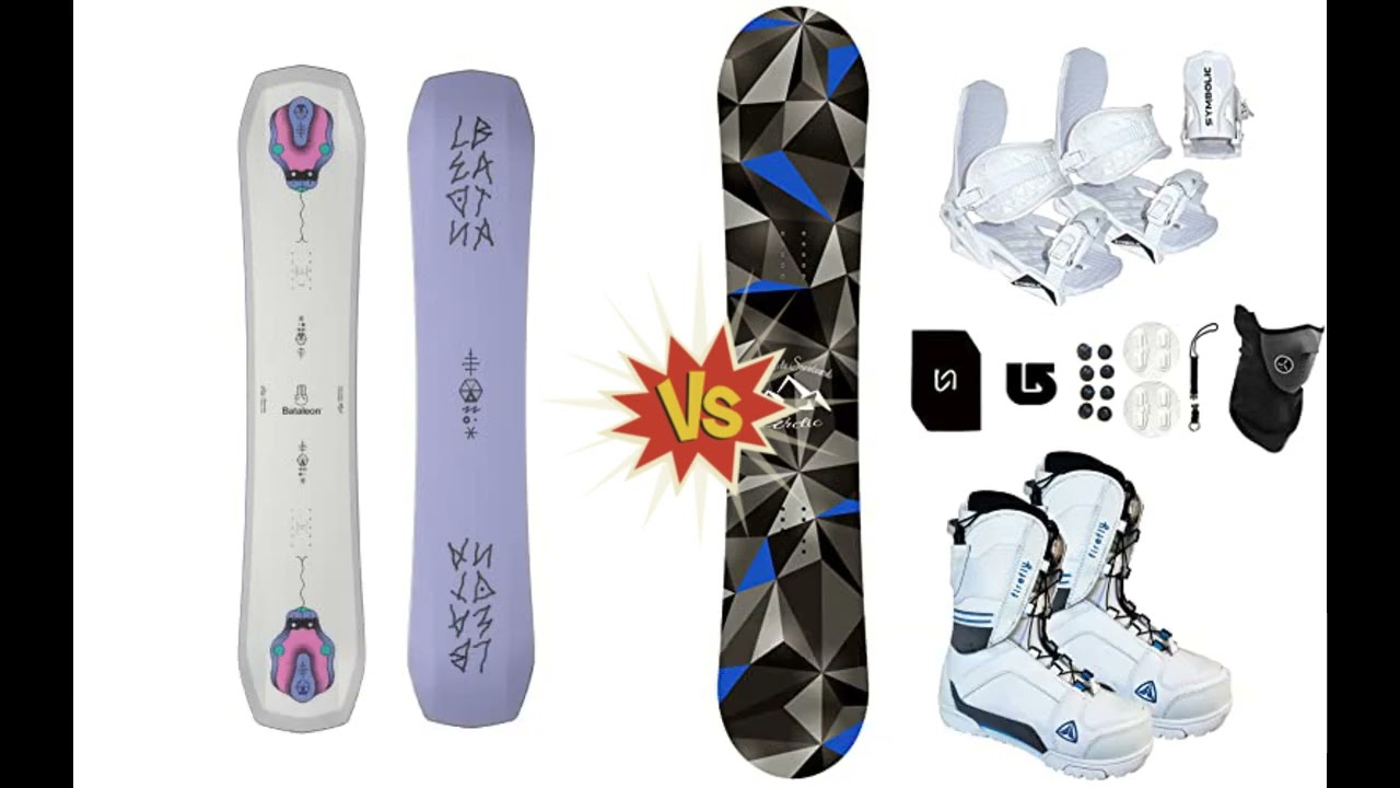 Bataleon Mens Disaster Snowboard VS Symbolic Arctic Snowboard & Bindings & Choice...