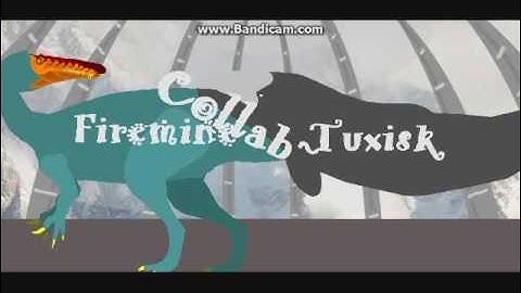 Firemine & Tuxisk | collab | suchomimus vs carcharodontosaurus