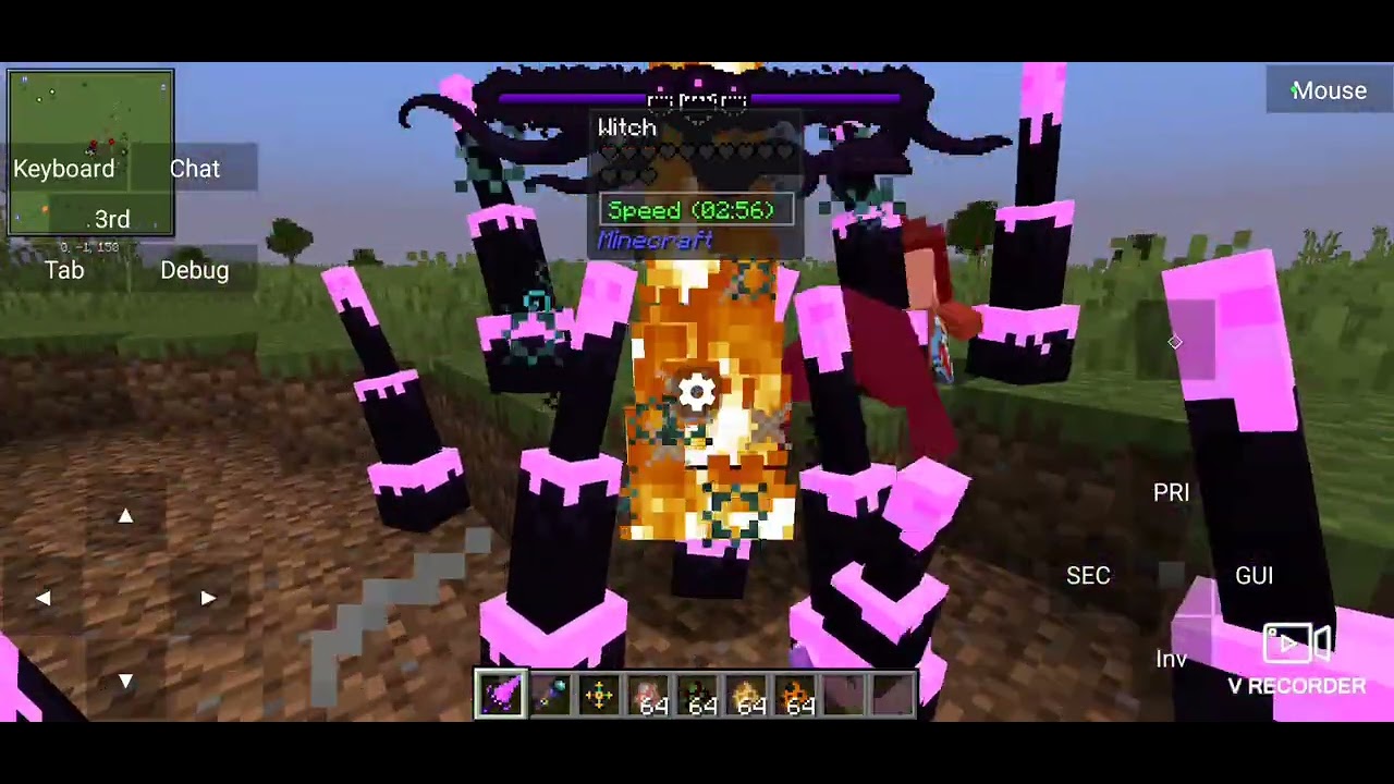 Minecraft Wither storm in super flat world showcase YouTube