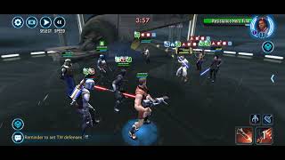SWGoH - Maul counter vs Rey (w Ben) in TW