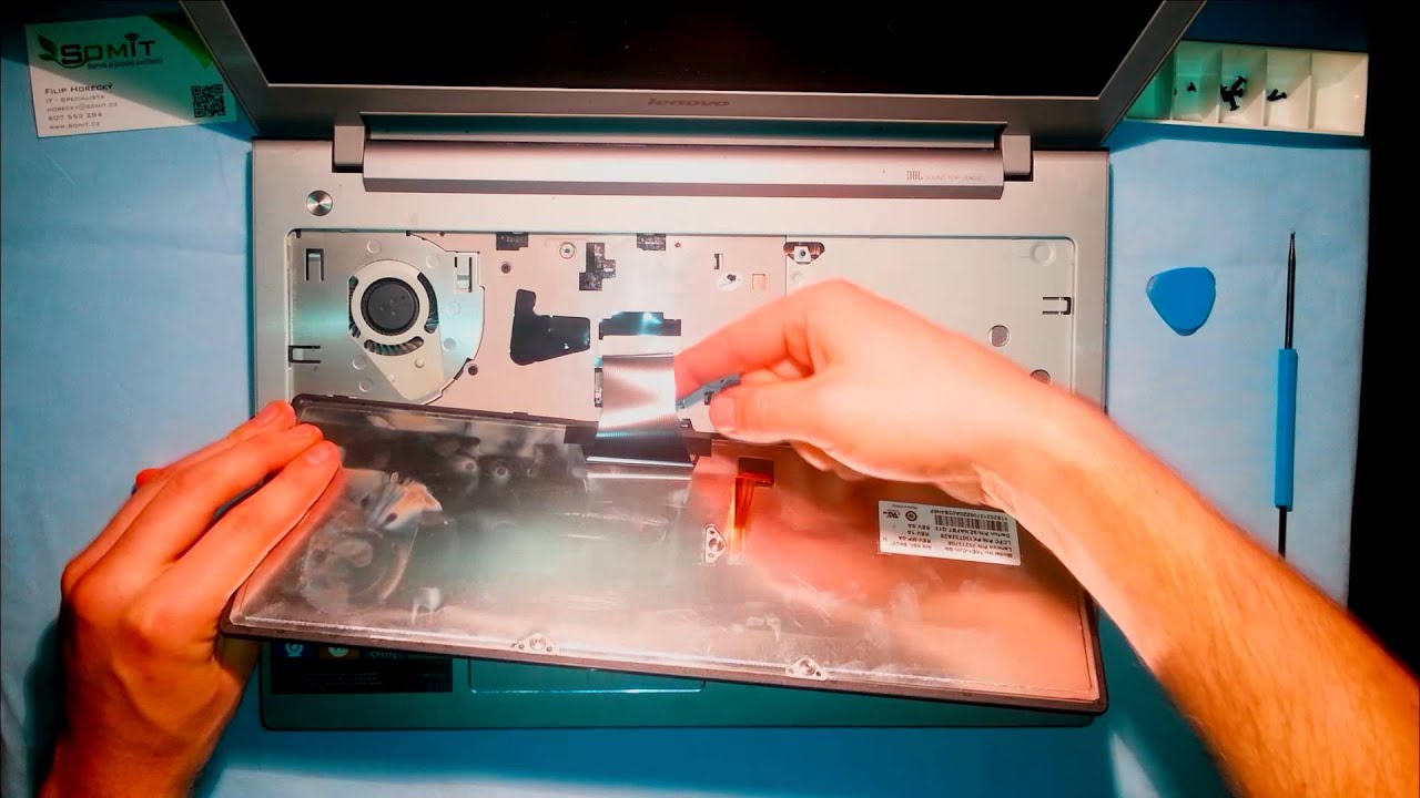 Lenovo ideatab Z510 disassembly and fan cleaning