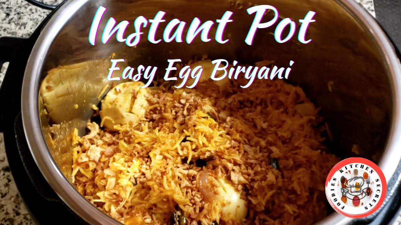 INSTANT POT | How to make instant pot easy Egg Biryani