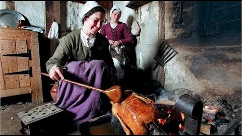 The Pilgrim Kitchen &The Harvest Celebration of 1621 Plimoth Patuxet Museum, Plymouth, Massachusetts