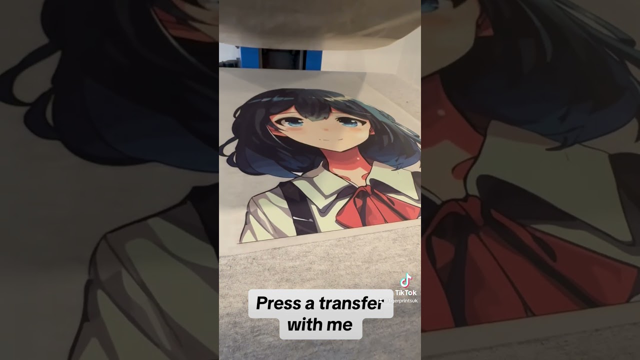 Anime DTF T-shirt transfer application