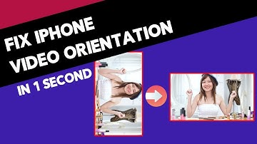 iPhone - Fix Wrong Video Orientation For Video Editing😍
