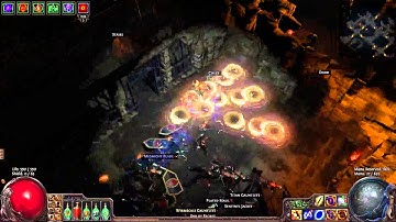 Path of Exile Crematorium MAP LVL 76 Scion Spectral Throw (lvl92) 100k dps