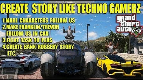 CREATE STORY LIKE TECHNO GAMERZ | GTA 5 MAKE YOUR OWN MISSION