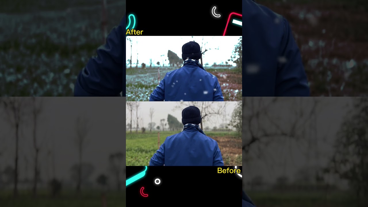 adding snow in my previous video