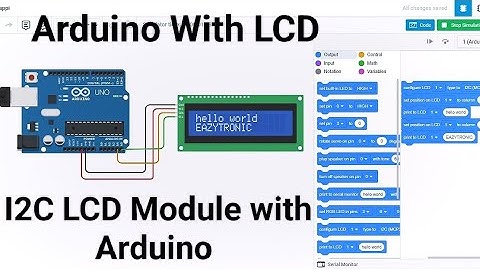 Tinkercad Arduino Tutorial : LCD with Arduino | Write Your in LCD inEenglish