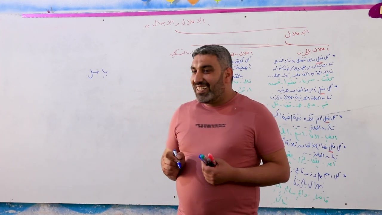 باسل اليوسف. الإعلال و الإبدال. بكلوريا علمي . أدبي  . لن تعاني من الإعلال و الإبدال بعد الآن . إدلب