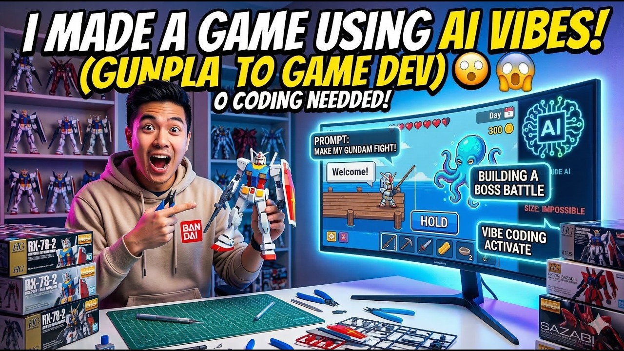 I Built a Video Game Using Only AI (No Coding Needed) | Vibe Coding ...