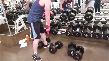 AllStrengthTraining.com: Dumbbell Row Drop Set