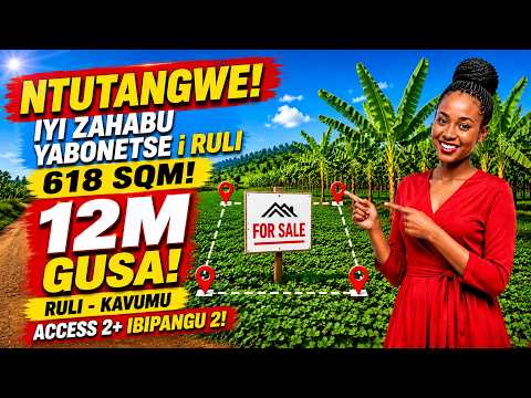 618 sqm Plot for Sale in Shyogwe, Muhanga