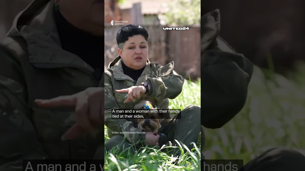 Ukrainian Soldier Loses His Speech After Witnessing Russian Atrocities #warinukraine