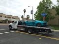 2015 Lamborghini Aventador on a Flatbed Truck!