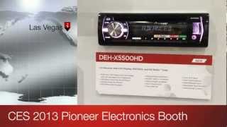 CES 2013 Pioneer Electronics DEH-X550HD CD USB AUX HD RADIO Review