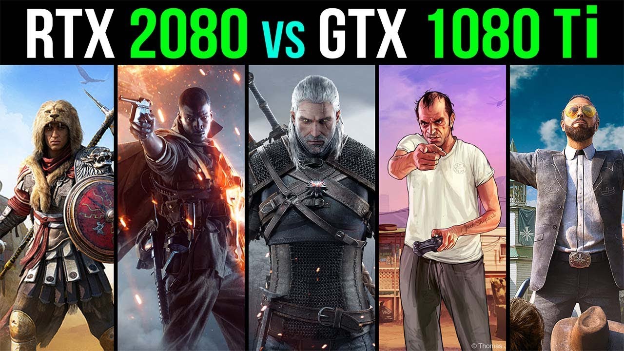 RTX 2080 vs GTX 1080 Ti | 5 Games | 4K Resolution - YouTube